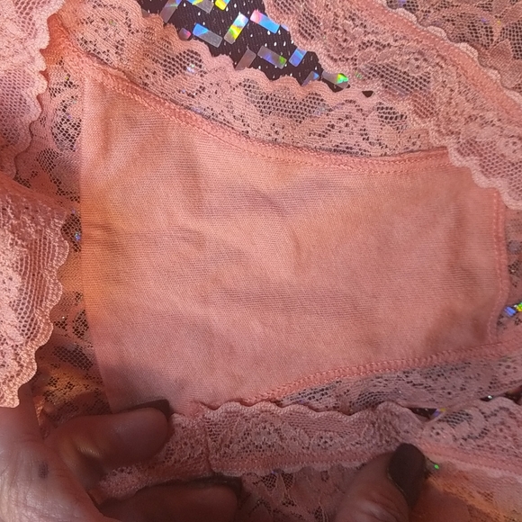 NWOT Wealurre Lace Panties size Large Peach color - Picture 5 of 6